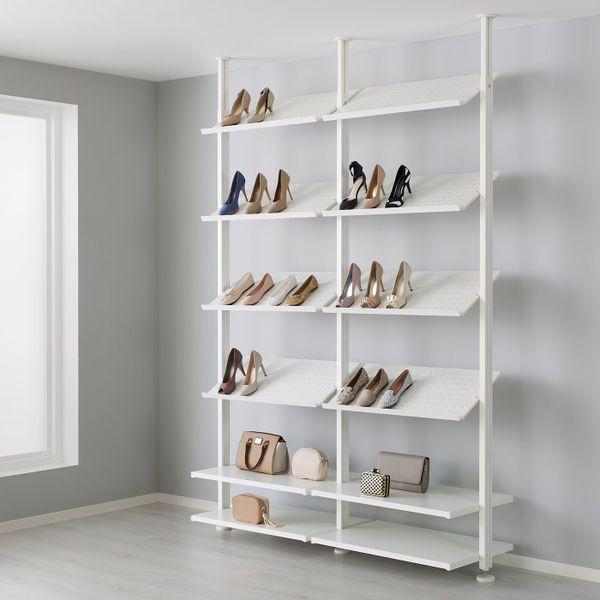 Открытая комбинация для хранения, белый 175x51x222-350 см IKEA ELVARLI ЭЛВАРЛИ 092.029.99 - фото 2