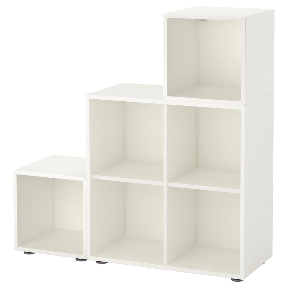 Комбинация шкафов с ножками, белый 105x35x107 см IKEA EKET ЭКЕТ 691.892.02 - фото 1