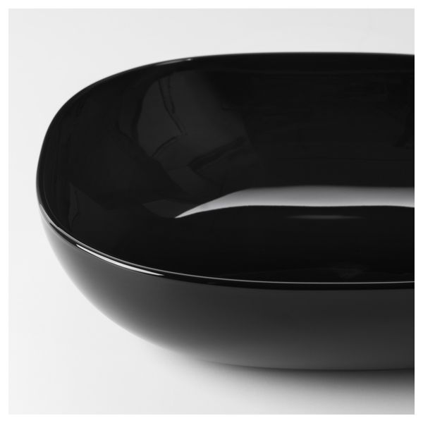 Тарелка глубокая БАККИГ, черный (20x20 см) - фото 3