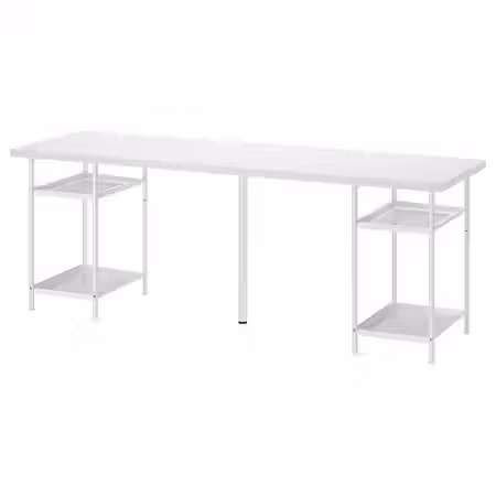 LAGKAPTEN / SPÄND Письменный стол - белый 200x60 см