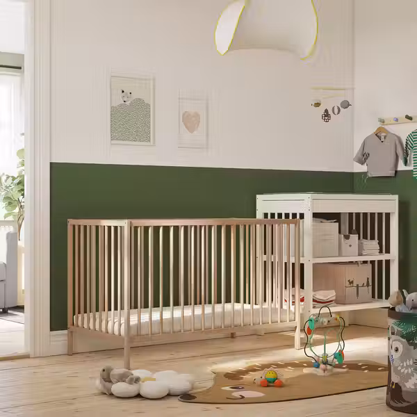 SNIGLAR Кроватка детская - бук 60x120 см - фото 3