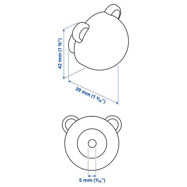 IKEA, дополнительный ракурс - схема-чертеж с размерами