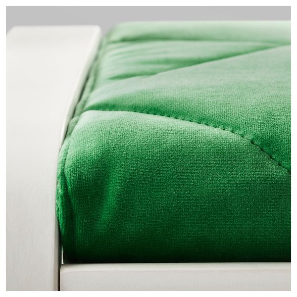 Табурет для ног ПОЭНГ, белый, Сандбакка зеленый - фото 3