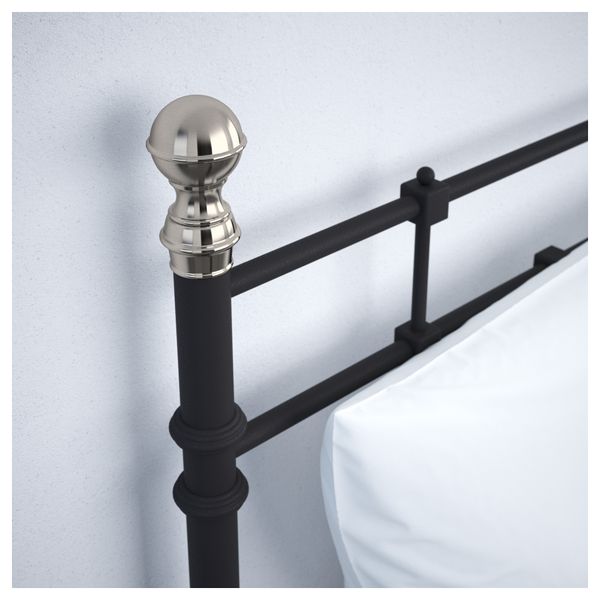 Каркас кровати СВЕЛВИК, черный, Леирсунд - фото 4