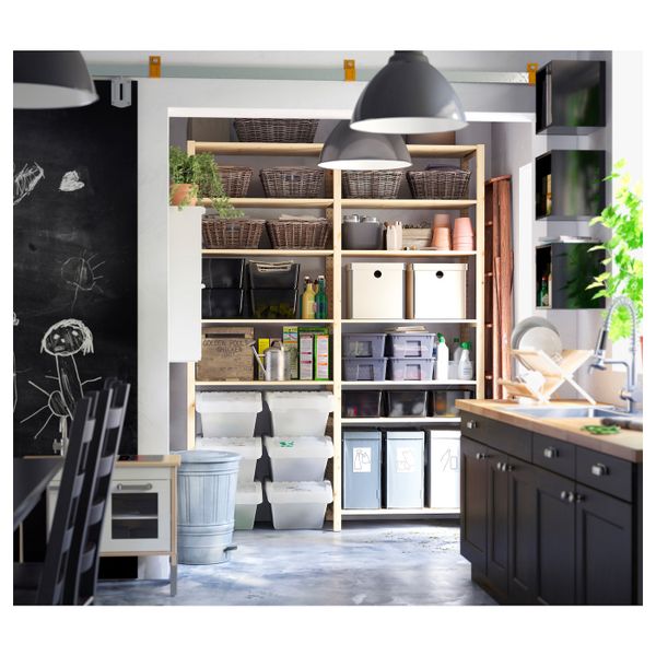 2 секции/полки, сосна 174x50x226 см IKEA IVAR ИВАР 992.483.56 - фото 4