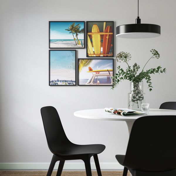 Постер, 30x40 см, Исчезающий серфинг IKEA DRÖMBILD ДРЁМБИЛЬД 805.685.12 - схема-чертеж с размерами