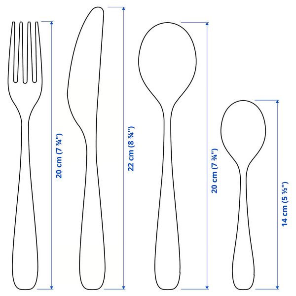 IKEA, дополнительный ракурс - схема-чертеж с размерами