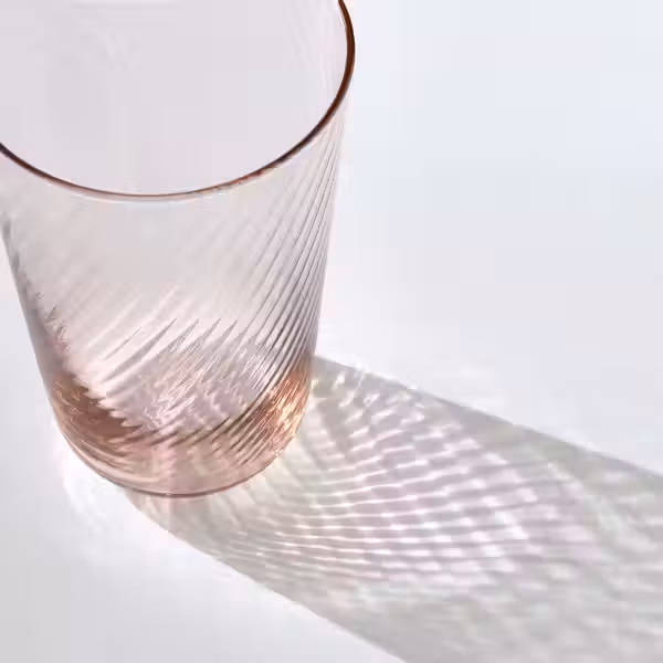 KLIPPLAX КЛИППЛАКС Стакан - в полоску розовый 40 сл - фото 2