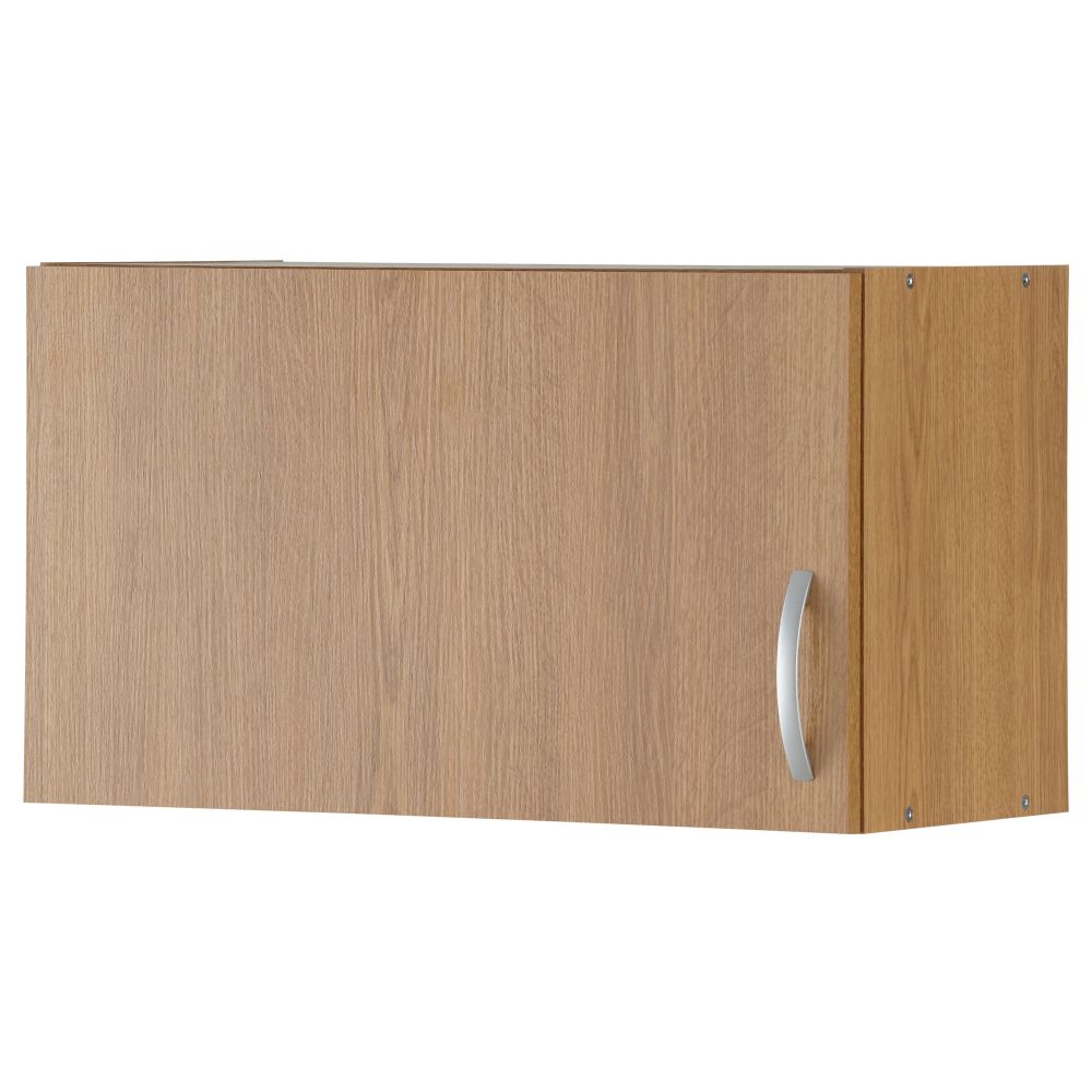 Навесной шкаф с дверцей АЛЬБРУ, под дуб (60x35 см) - фото 1