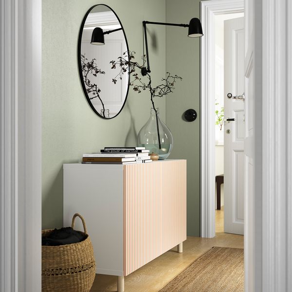 Комбинация для хранения с дверцами, 120x42x74 cm IKEA BESTÅ БЕСТО 694.214.42 - схема-чертеж с размерами