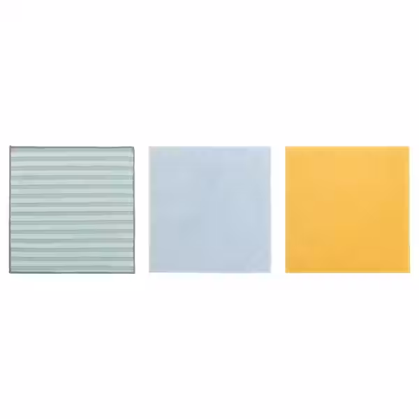 PEPPRIG Салфетка из микрофибры - зеленый синий/желтый 28x28 см - фото 1