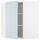 Угловой навесной шкаф с полками, белый, Kallarp серо-синий светлый, 68x80 см IKEA METOD МЕТОД 794.787.77