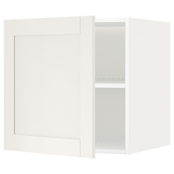 Верхний шкаф на холодильник, морозильник МЕТОД, белый, Сэведаль белый - схема-чертеж с размерами