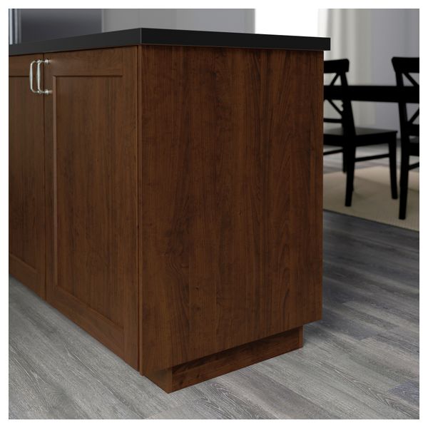 Накладная панель ЭДСЕРУМ, под дерево коричневый - схема-чертеж с размерами