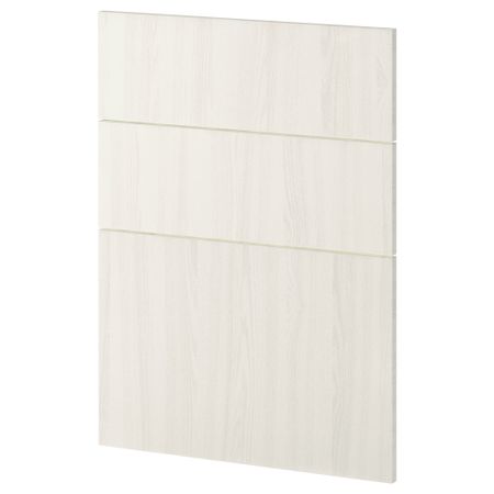 3 фронтальных панели для посудомоечной машины МЕТОД, Росдаль белый (60 см)