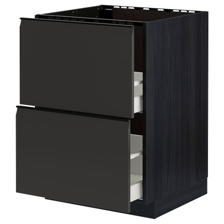 Напольный шкаф под мойку + 2 фасада, 2 ящик IKEA METOD МЕТОД, MAXIMERA МАКСИМЕРА 394.953.78