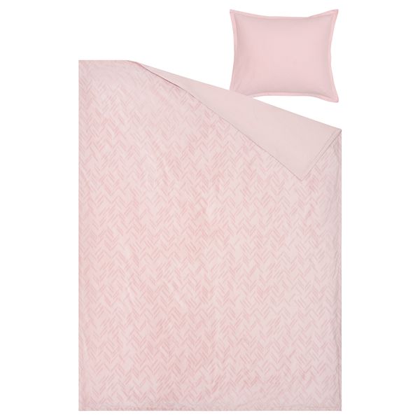 Пододеяльник и наволочка, 150x200, 50x60 см, розовый IKEA NÅLGINST 605.678.20 - фото 3