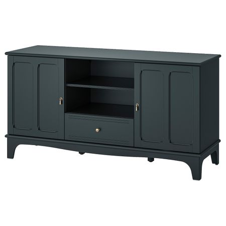 Тумба под ТВ, темный сине-зеленый 159x45x81 см IKEA LOMMARP ЛОММАРП 604.353.87
