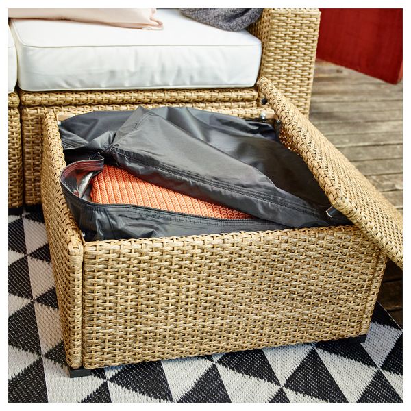 Садовый табурет, коричневый 62x62 см IKEA SOLLERÖN СОЛЛЕРОН 003.736.17 - фото 6