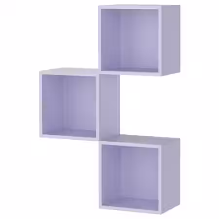 EKET Комбинация настенных шкафов - бледно-сиреневый 70x25x105 см