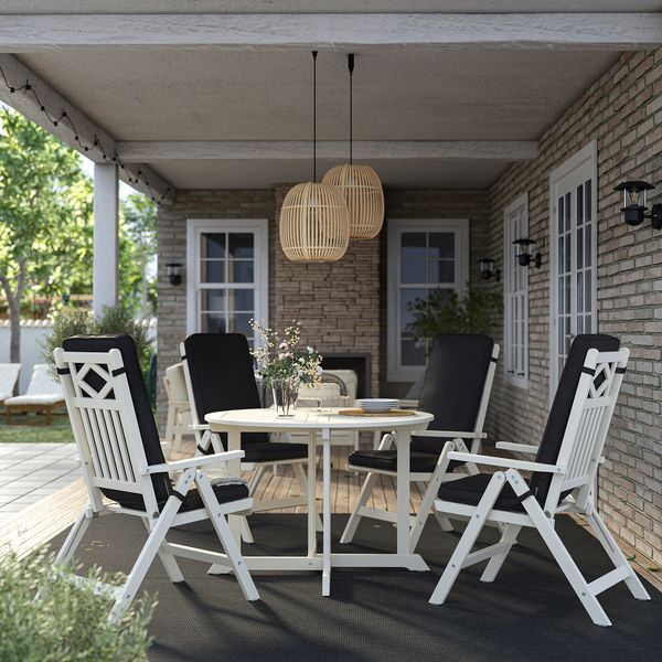 Стол + 4 кресла, для сада IKEA BONDSTOCKHOLM СТОКГОЛЬМMEN БОНДХОЛЬМЕН 695.498.84 - схема-чертеж с размерами