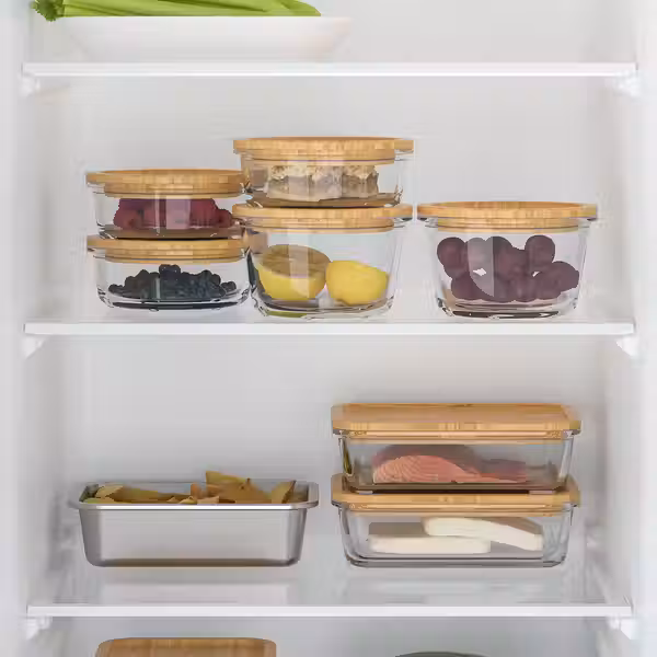 IKEA 365+ Контейнер для продуктов - прямоугольн формы/нержавеющ сталь 1.0 л - фото 4