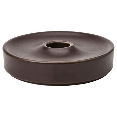 Подсвечник, темно-коричневый 11 см IKEA ÄROFULL ЭРОФУЛЛ 005.013.75
