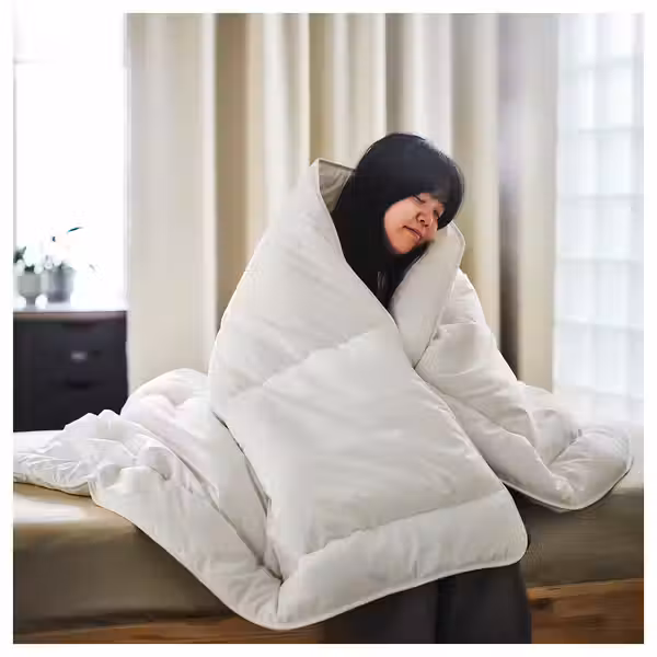 SKOGSFRÄKEN Одеяло теплое 150x200 см - схема-чертеж с размерами