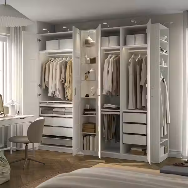 PAX / BERGSBO Гардероб, комбинация - схема-чертеж с размерами