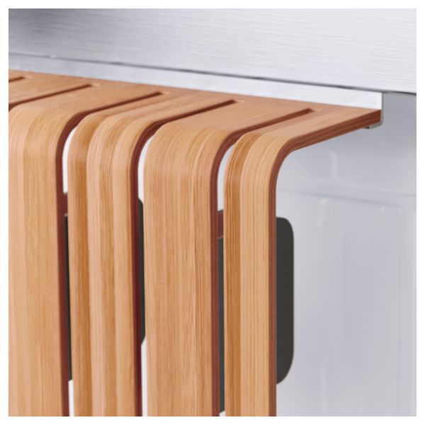 Держатель для ножей РИМФОРСА, бамбук (20x24x7 см) - фото 4