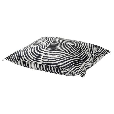 Наволочка, черный, полоска, 50x60 см IKEA FRÖDD 505.818.07