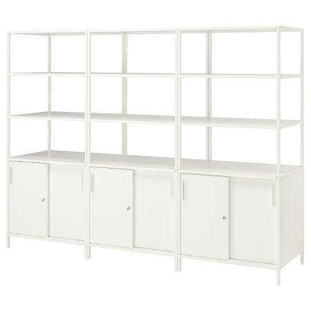 Комбинация шкафов, белый 240x180 см IKEA TROTTEN ТРОТТЕН 194.420.84