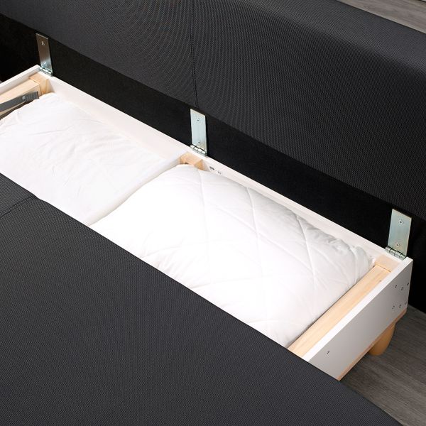 3-местный диван-кровать, реммарн темно-серый IKEA LANDSORT ЛАНДСОРТ 704.805.67 - фото 6