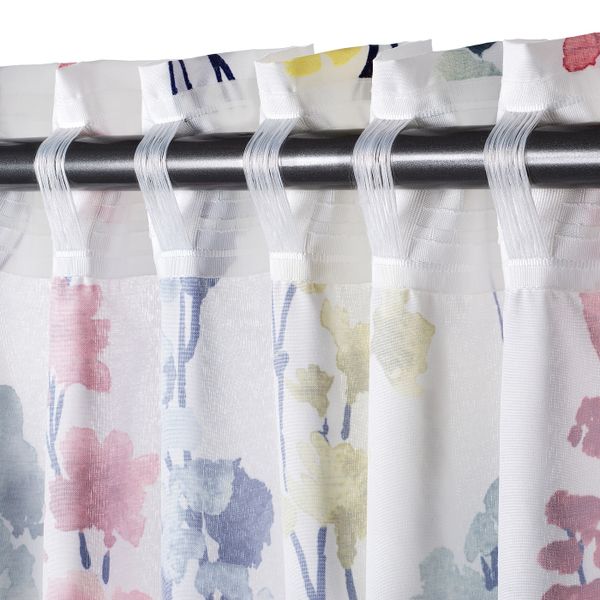 Гардины, 2 шт., цветок разноцветный 145x180 см IKEA ASKARIA АСКАРИА 604.745.00 - фото 4