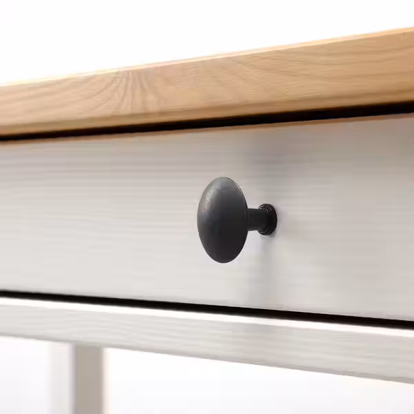 HEMNES Стол с 2 ящиками - белая морилка/светло-коричневый 120x47 см - фото 7