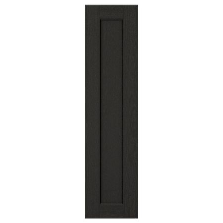 Дверь, черная морилка 20x80 см IKEA LERHYTTAN ЛЕРХЮТТАН 503.564.89
