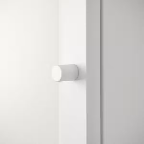 BILLY / OXBERG Стеллаж с дверью - белый 40x30x106 см - фото 6