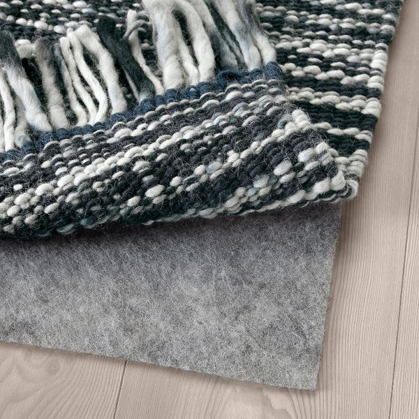 Ковер безворсовый, ручная работа темно-серый 170x240 см IKEA KÖPENHAMN КОПЕНГАГЕН 103.745.60 - схема-чертеж с размерами