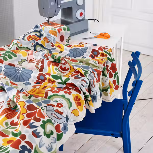 CINTIAKAKTUS Отрез ткани - белый/разноцветный 150x300 см - фото 4