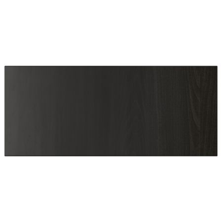 Фронтальная панель ящика ЛАППВИКЕН, черно-коричневый (60x26 см)