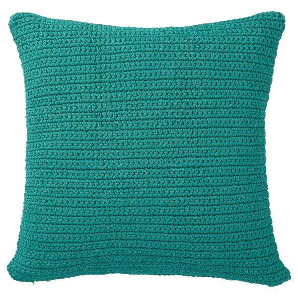 Чехол на подушку, для/дома/улицы, бирюзовый 50x50 см IKEA СЁТХОЛЬМЕН 404.392.68 - фото 1