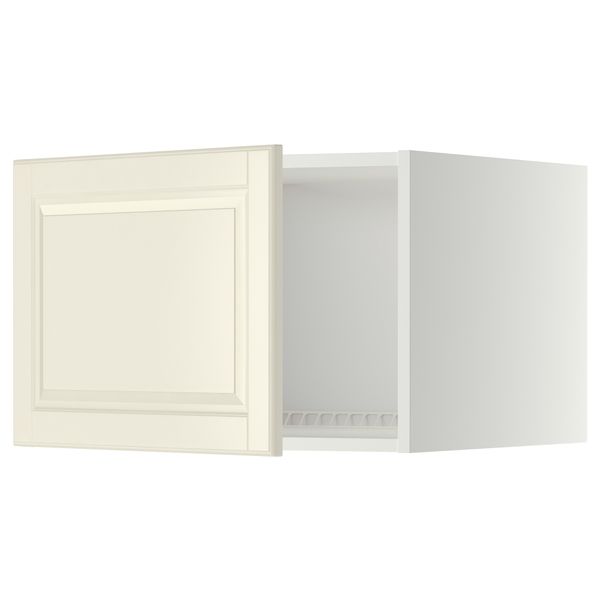 Верхний шкаф на холодильник, морозильник МЕТОД, белый, Будбин белый с оттенком - схема-чертеж с размерами