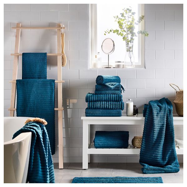 Полотенце, темно-синий, 50x100 см IKEA ФЛОДАРЕН 003.812.45 - фото 4