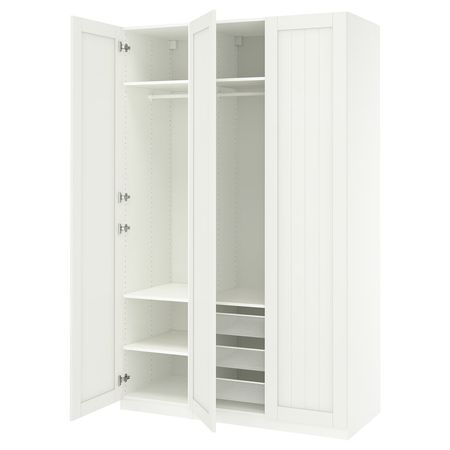 PAX / GULLABERG Гардероб, комбинация - белый/белый 150x60x236 см
