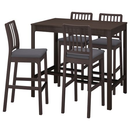 Барного Стол + 4 барного стула IKEA EKEDALEN ЛЕН ЭКЕДАЛЕН, EKEDALEN ЛЕН ЭКЕДАЛЕН 894.295.12