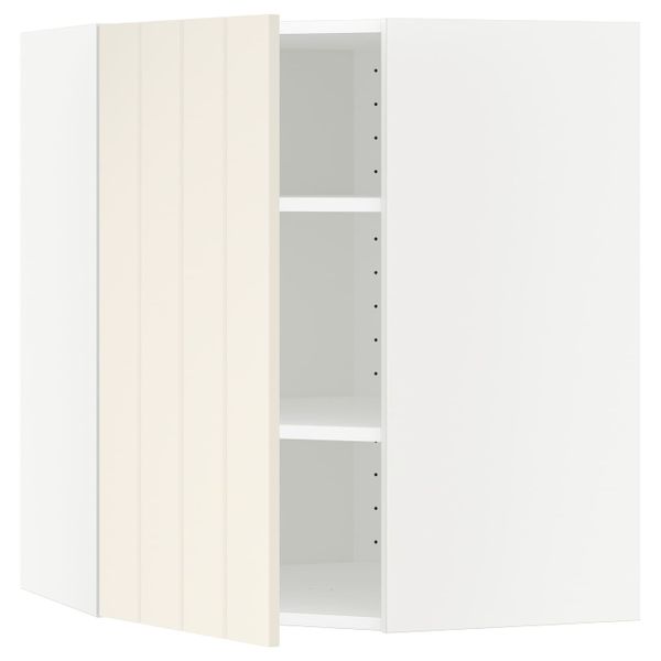 Угловой навесной шкаф с полками, белый/Хитарп белый с оттенком 68x80 см IKEA METOD МЕТОД 692.264.45 - схема-чертеж с размерами