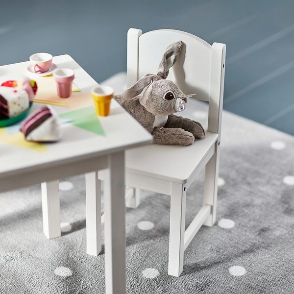 Детский стул, белый IKEA SUNDVIK СУНДВИК 803.661.42 - схема-чертеж с размерами