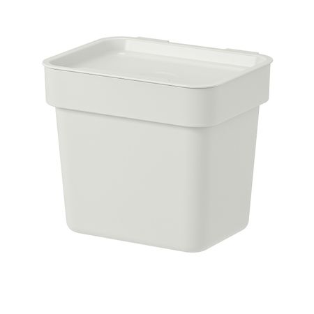 Контейнер с крышкой, светло-серый 3 л IKEA HÅLLBAR ХОЛЛБАР 404.321.96