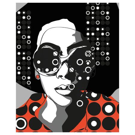 Постер, Энергетика ретро, 40x50 см IKEA DRÖMBILD ДРЁМБИЛЬД 504.420.72