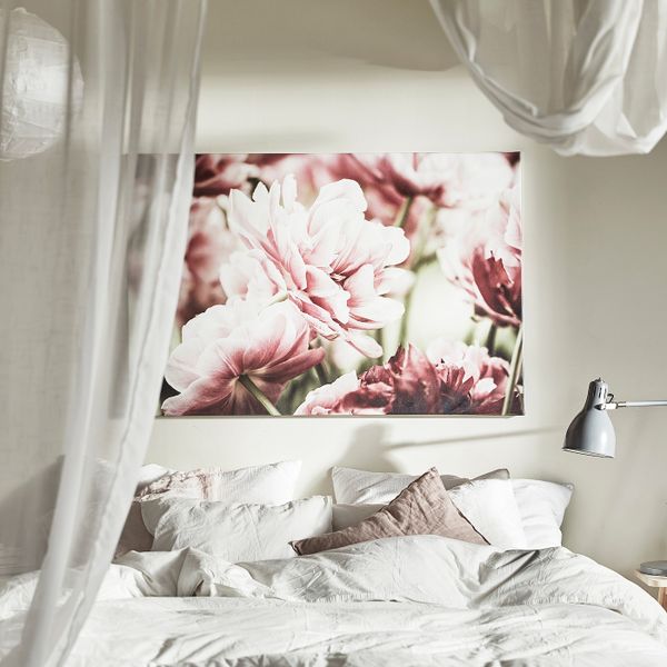 Картина с рамой, светло-розовые тюльпаны/цвет алюминия 118x78 см IKEA BJÖRKSTA БЬЁРКСТА 594.167.28 - фото 3